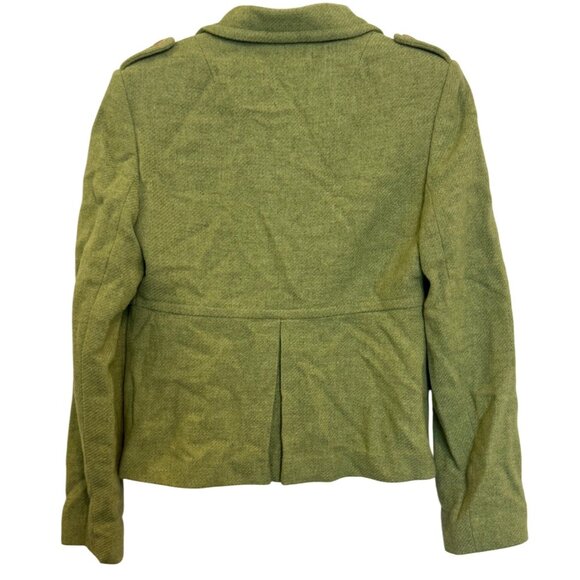 Banana Republic Womens Green Wool Blend Jacket Size M - Picture 2 of 5